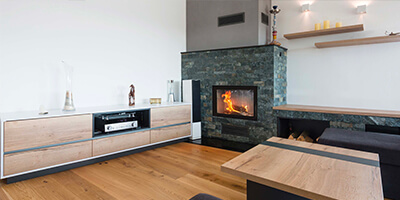 Realizace interiéru Krby BEF